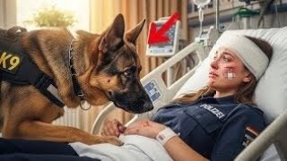 Умирающая полицейская умоляла увидеть K9 — и поступок овчарки довёл всех до слёз!