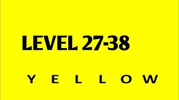 YELLOW Level 27-38 Android Gameplays Walkthrough By Bart Bonte