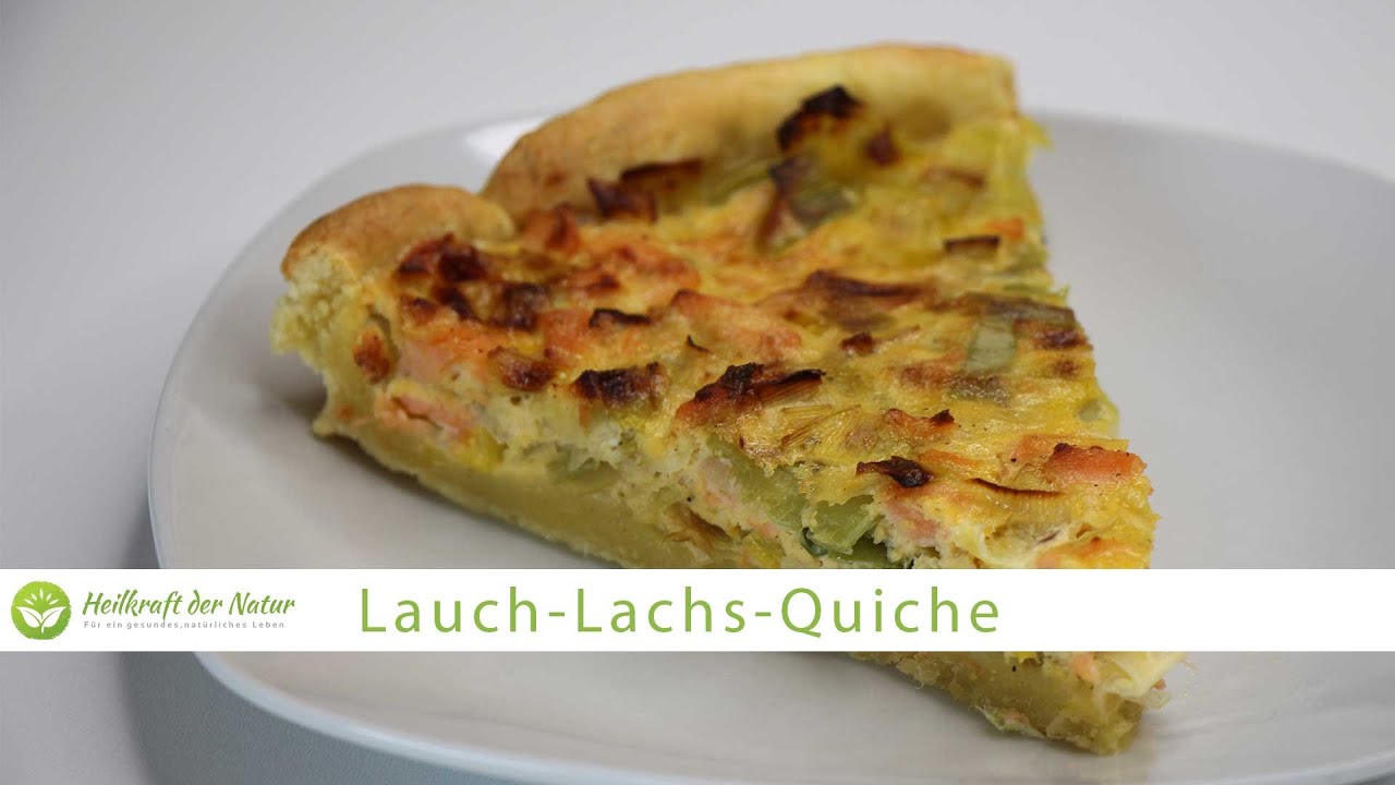 Rezept: Lauch Lachs Quiche