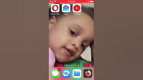 iPod Touch 6 Gen on screen recording