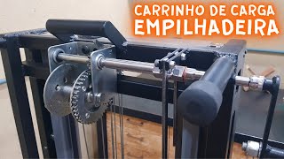 Como Fazer um Carrinho de Carga com Elevação - Detalhes para a Construção