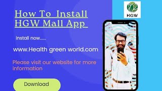 How To Install HGW Mall App / Health Green World / HGW screenshot 3