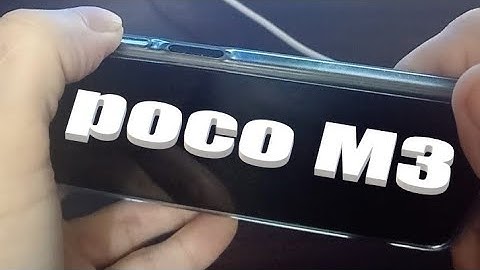 How to switch on poco M3 without power button