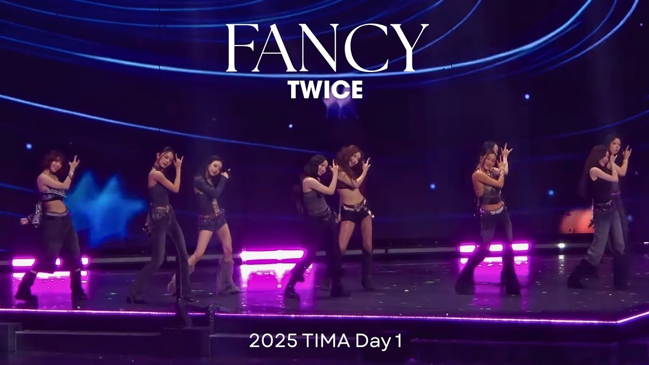 [4K] TWICE 트와이스 - FANCY @2025 TMElive International Music Awards（TIMA）Day 1