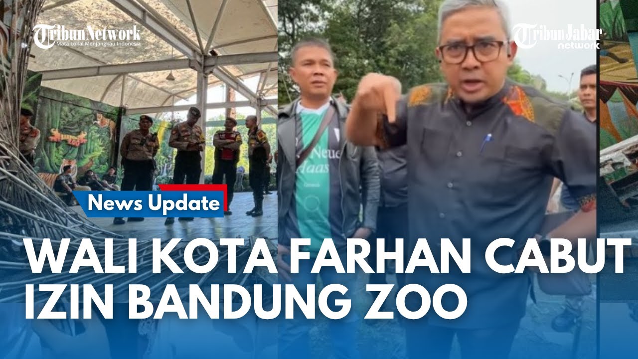 Wali Kota Bandung Geram! Farhan Siap Cabut Izin Kebun Binatang Bandung Zoo