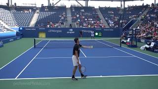 Gael Monfils v. Taylor Fritz, 2019 US Open practice, 4K