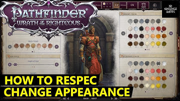 How to Respec & Change Appearance in Pathfinder Wrath of The Righteous - Skill Reset