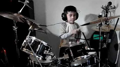 Linkin Park Numb Kid Drum Cover Joshua Hui 5 years...