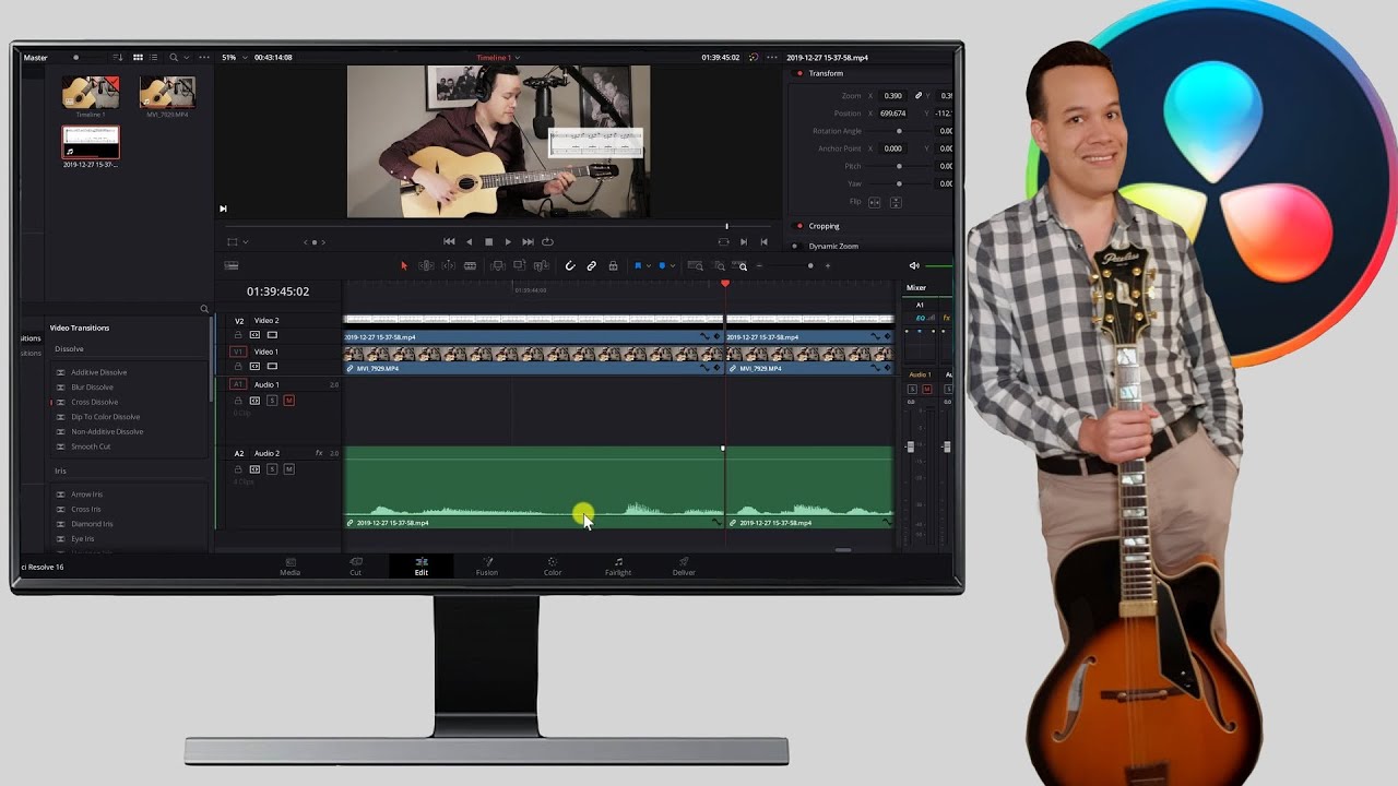 how I use DAVINCI RESOLVE to edit my YOUTUBE videos - YouTube