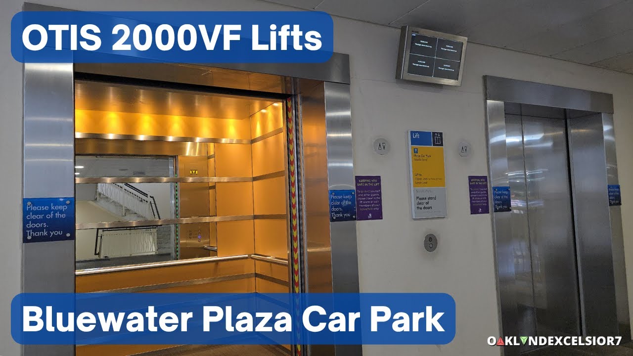 Nice OTIS 2000VF Lifts at Bluewater Plaza Car Park