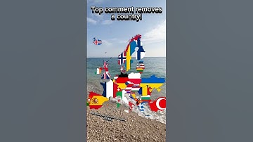 Top comment removes a country! part 4 #flags #mappers #edit #countryballs #geography #maps #countrys