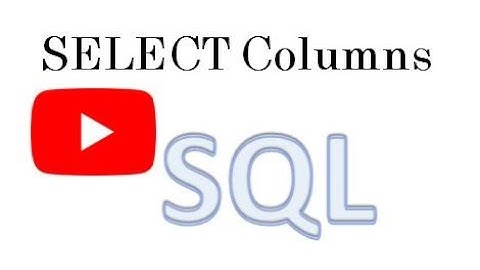SQL SELECT Columns