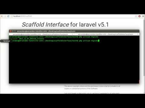 Scaffold for laravel 5.1 - CRUD GENERATOR - One To Many - Just in 3 min