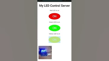 How to control LED through webserver using Nodemcue esp8266 #shorts #diy