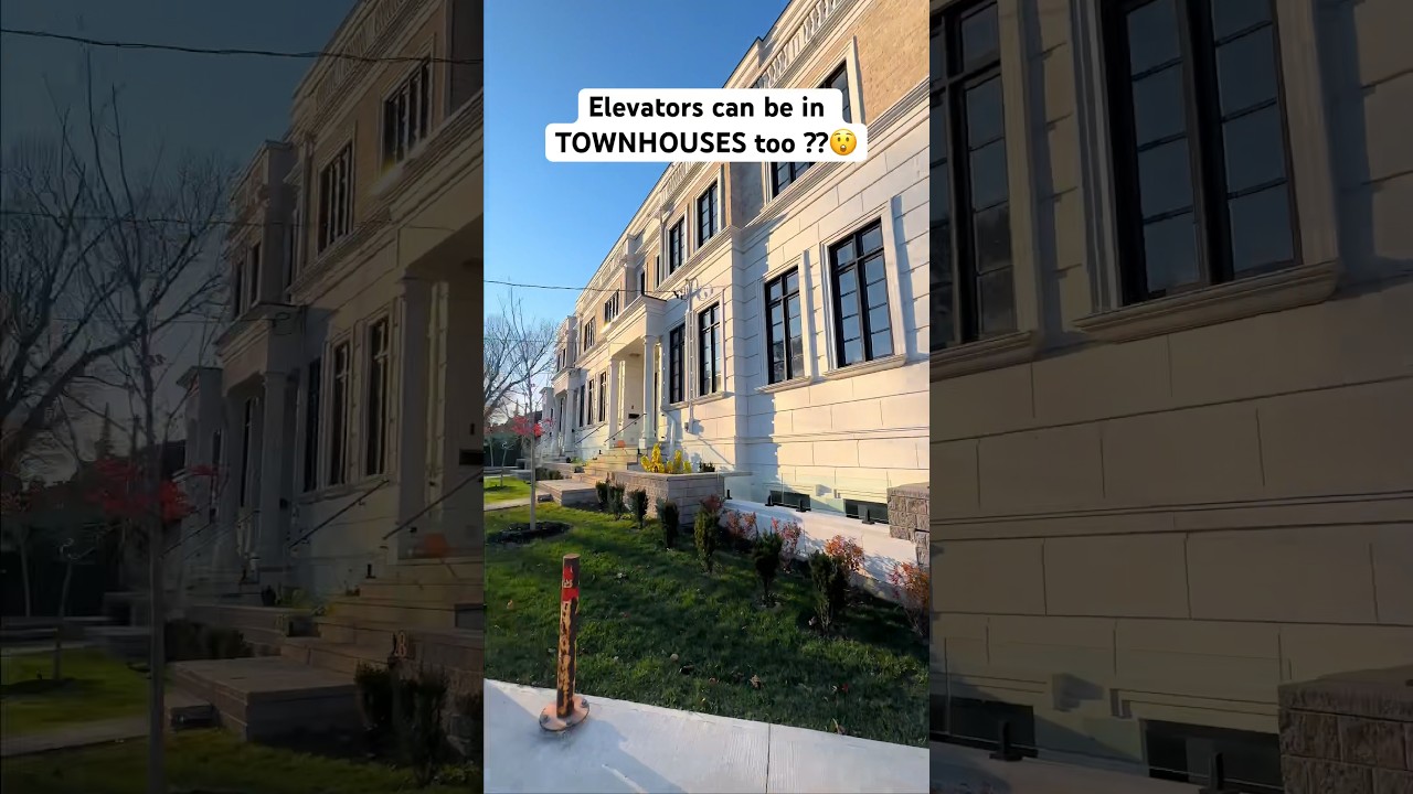 Elevators can be in TOWNHOUSES too? Let’s find out! 😲 