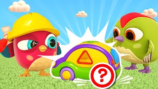 Baby cartoons for kids. Learning baby videos. Cartoon full episodes. Learn shapes & Hop Hop the owl.