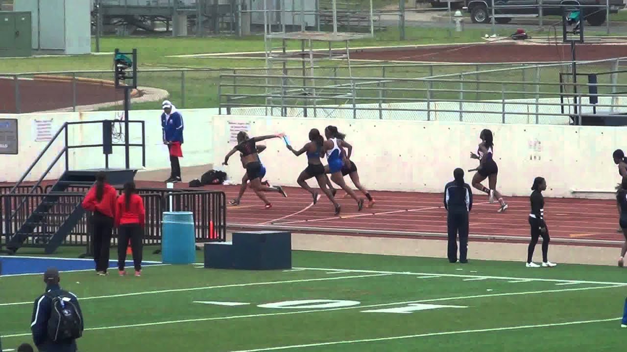 2013 UTA Invite Track Meet Womens 4x100M Sec 1 YouTube