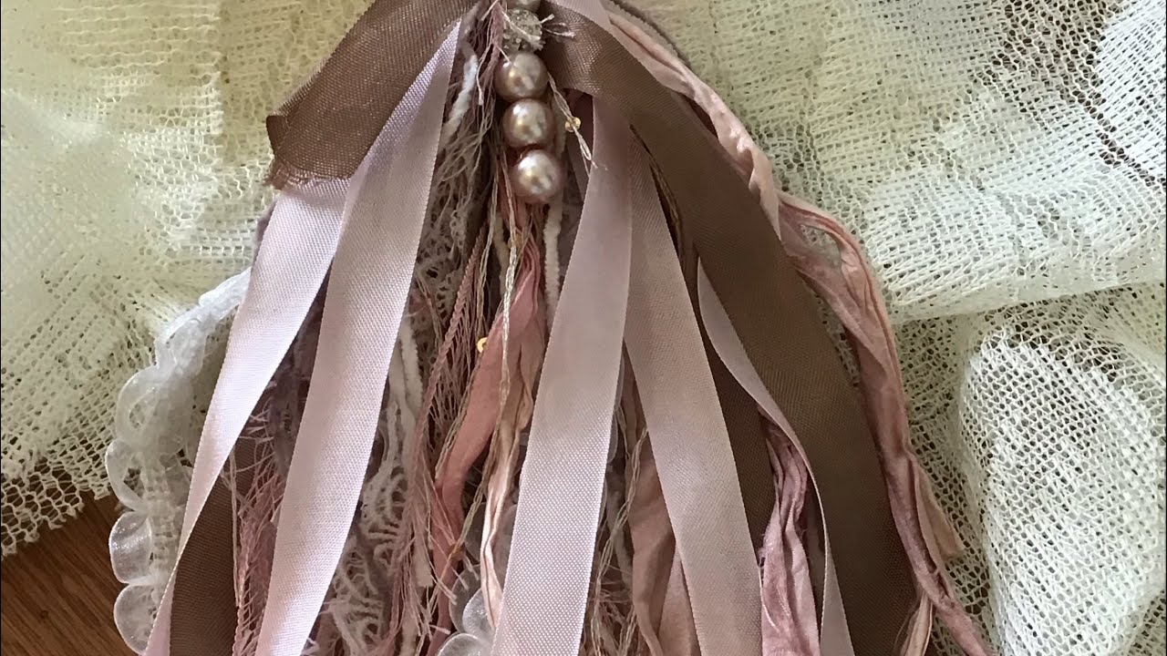 TAKE TWO...TUTORIAL..Create A Sari Silk Tassel With Me...First Video I was Off Screen..