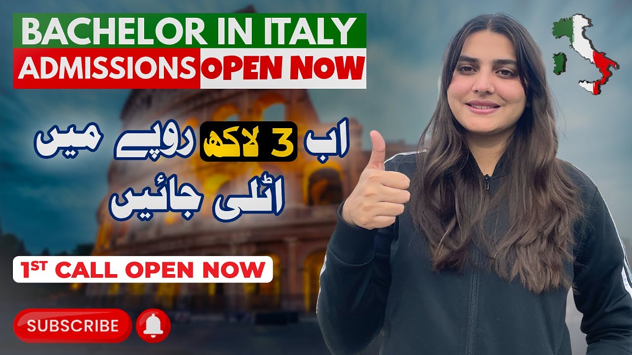 100% Free Bachelor’s in Italy 2026 | 1st Call Open Now – Apply Today and Secure Your Spot!