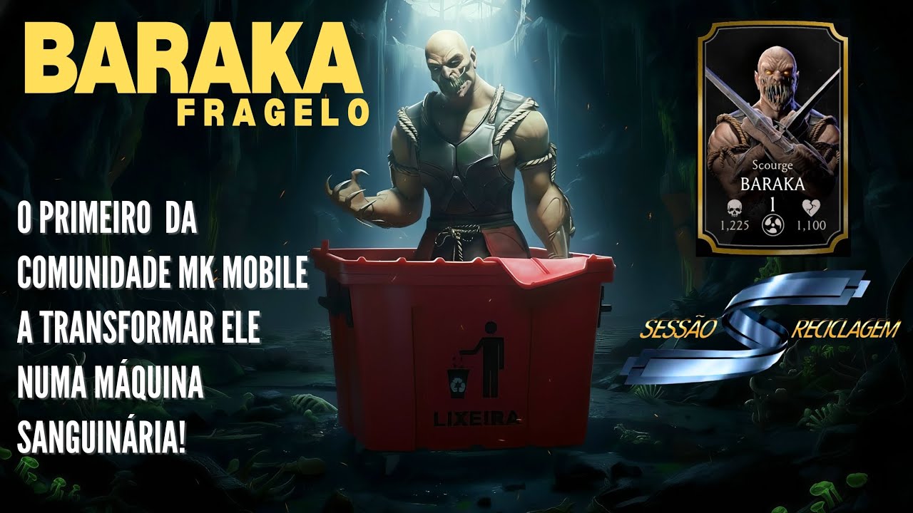 BARAKA FRAGELO - nunca mais será rebaixado depois desse vídeo dúvida?? SESSÃO RECICLAGEM  MK MOBILE 