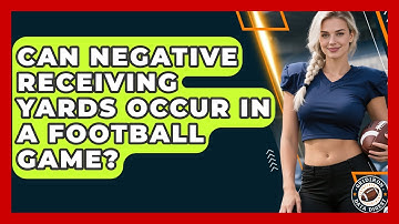 Can Negative Receiving Yards Occur in a Football Game? | Gridiron Data Digest News