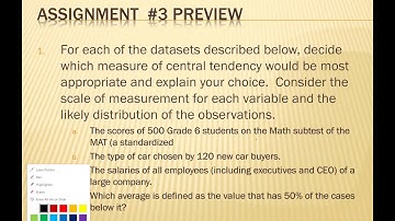 Assignment 3: Preview