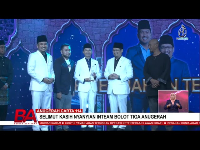 ANUGERAH CARTA 114, SELIMUT KASIH NYANYIAN INTEAM BOLOT TIGA ANUGERAH class=