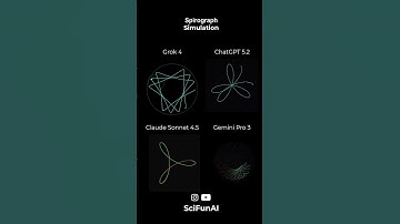 How 4 different AI models Simulate a Spirograph !?
