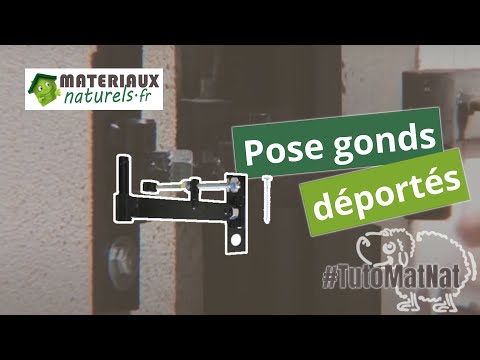 Comment mettre en place vos volets avec les gonds déportés ?