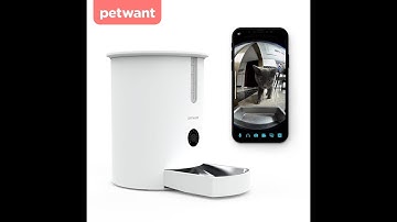 petwant auto feeders F3-C with camera  WIFI APP setting introduce