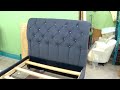 HOW TO UPHOLSTER A TUFTED HEADBOARD WITH RAILS - DIY - ALO Upholstery