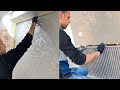 طريقة احترافية لعمل حائط فاخر بخطوات بسيطة تصميم ذهبي مودرن دهان قطيفة خشب 