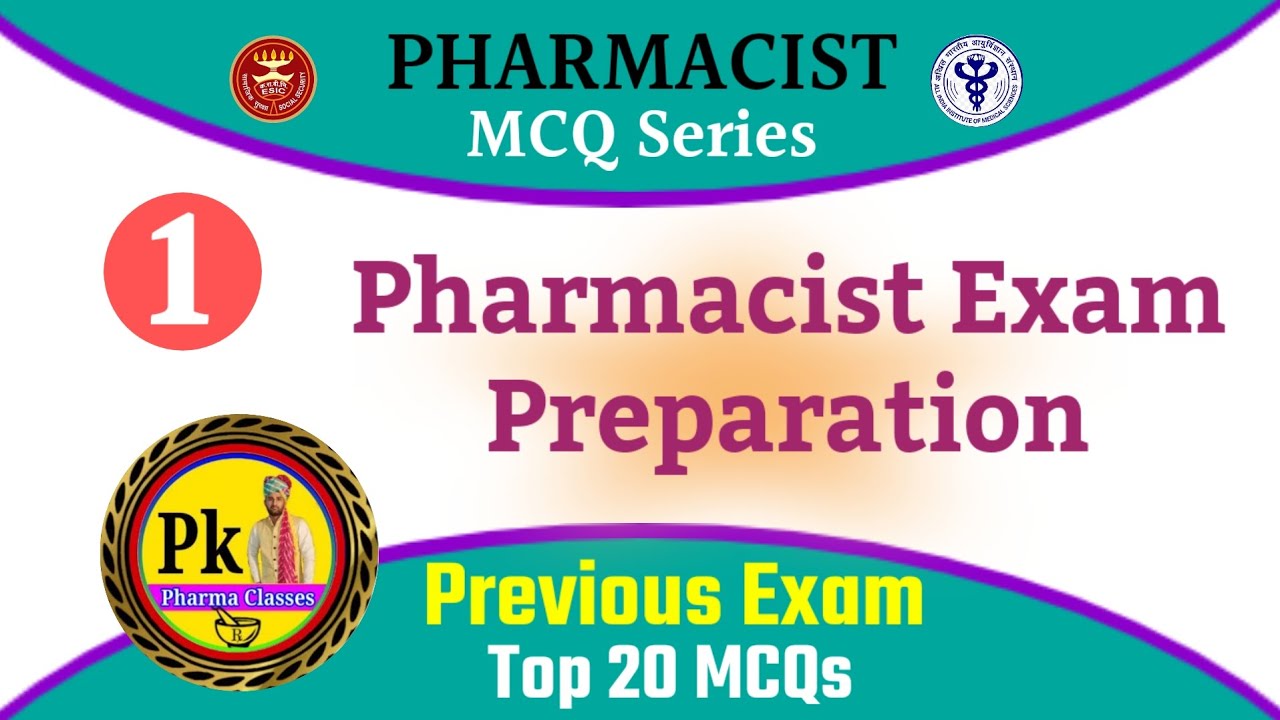 Pharmacist Exam Preparation ll Pharma MCQs ll #esicpharmacistexampaper #rrbpharmacist