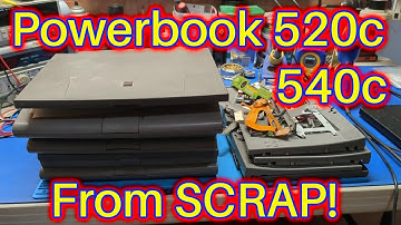 Macintosh Powerbook 520c/540c from scrap!
