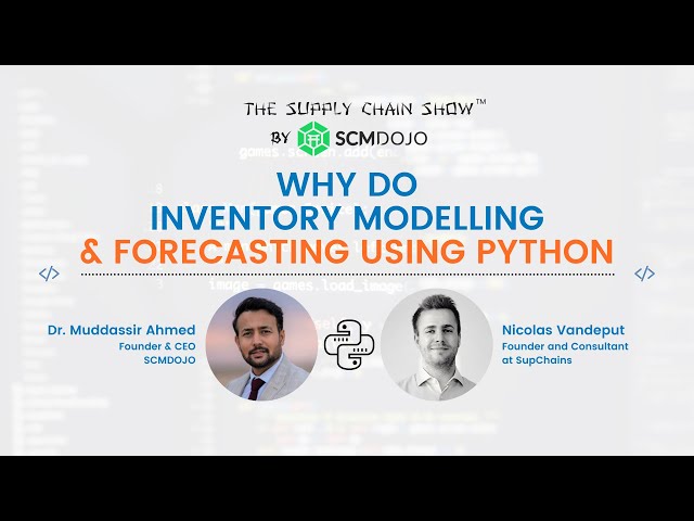 Why do INVENTORY MODELLING & FORECASTING using Python