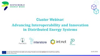 Celebrity Cluster Webinar: Advancing Interoperability and Innovation in Distributed Energy Systems Wealth
