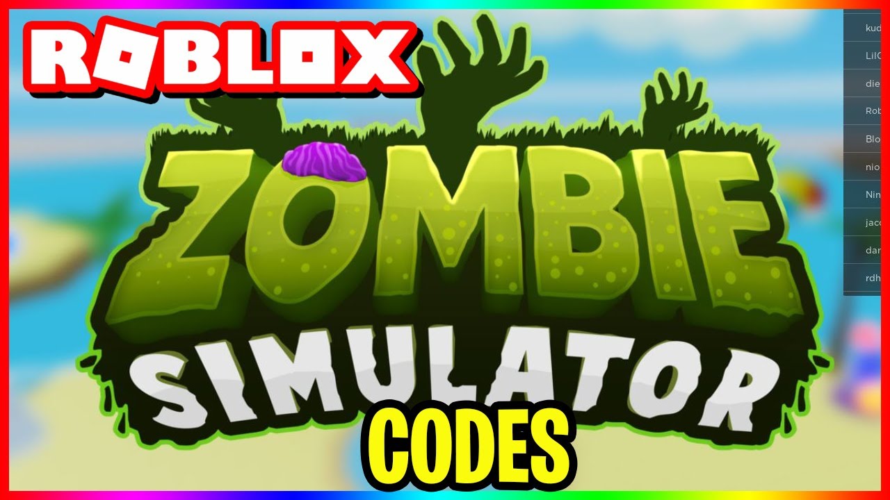 ROBLOX ZOMBIE SIMULATOR CODES 2020 YouTube