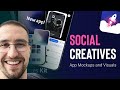 🔥 Stunning App Mockups and Visuals for Social Media Promotions - My new Application is LIVE