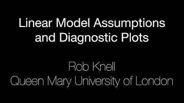 Assumptions and Diagnostics for ANOVA, Regression and more complex Linear Models
