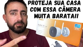 COMPREI UMA CÂMERA DE VIGILÂNCIA WIFI SENSACIONAL NO ALIEXPRESS- IMOU BULLET 3C, COM VÁRIAS FUNÇÕES