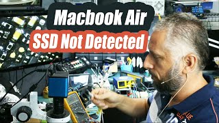 Macbook Air SSD not detected motherboard repair