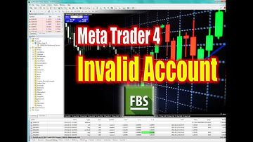 How to solve the "Invalid Account" error on MT4 Trading Platform