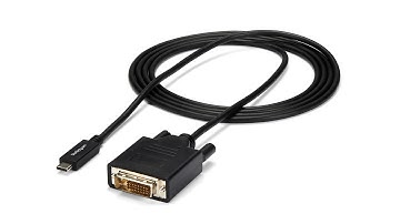 6.6 ft. (2m) USB-C to DVI Cable - CDP2DVIMM2MB | StarTech.com