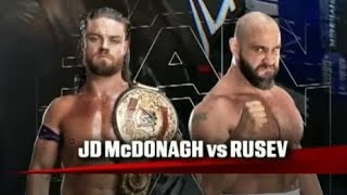 Jd Mcdonagh Vs Rusev Raw Sep 22, 2025 Part 1