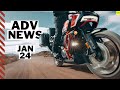 ADV NEWS JAN 2024 | Himalayan 450 Rally | Kawasaki KLX230S | Ducati Desmo 450 | Pan America CVO