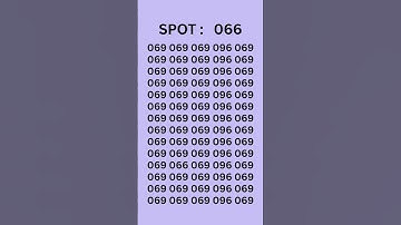 can you find 066 in 5 seconds? #wordpuzzlegame #game #mathematics #mindbendingquiz #puzzle