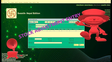 Learn  How to update Stock  Adjustment in Swastik software.