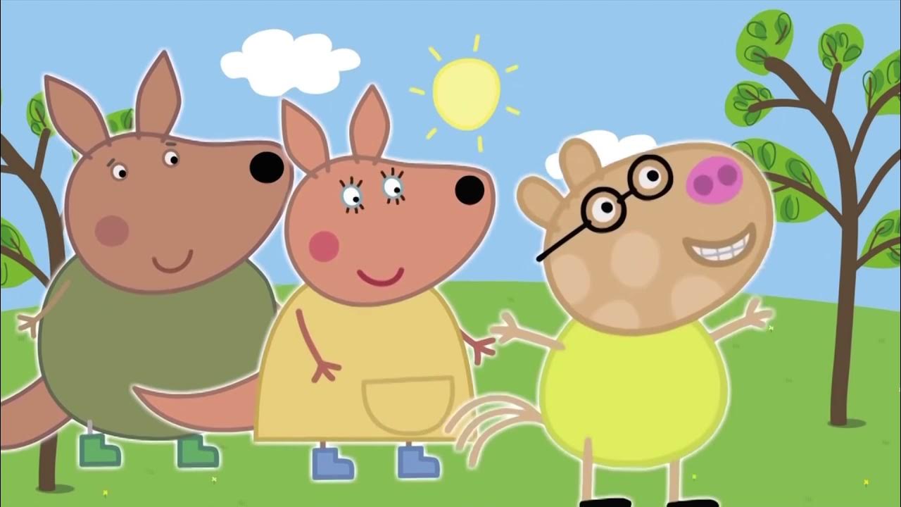 Peppa pig kangaroo finger family dancing kid tv YouTube