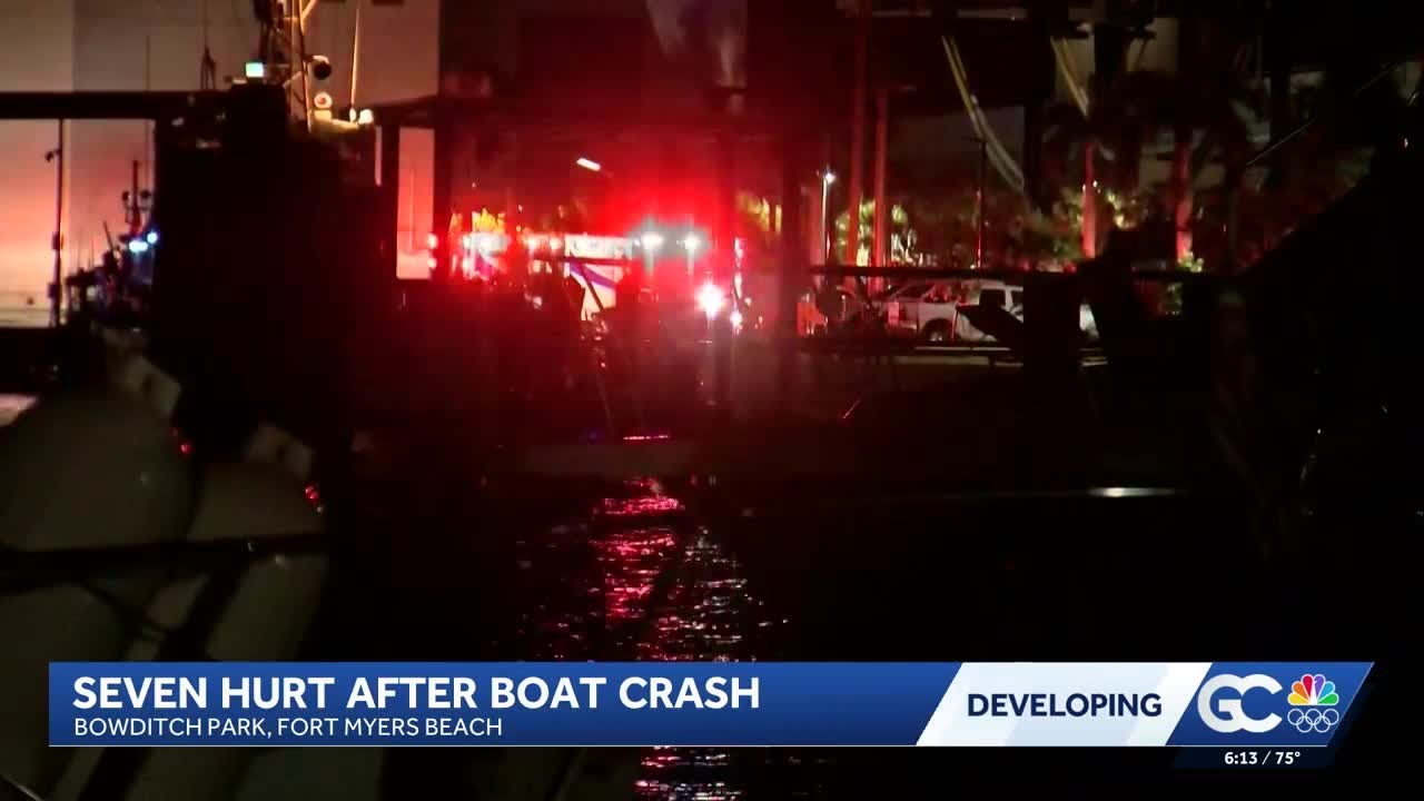 Seven rushed to hospital in boating accident near Fort Myers Beach ...