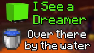 I See a Dreamer but every line of the song is a Minecraft item Resimi